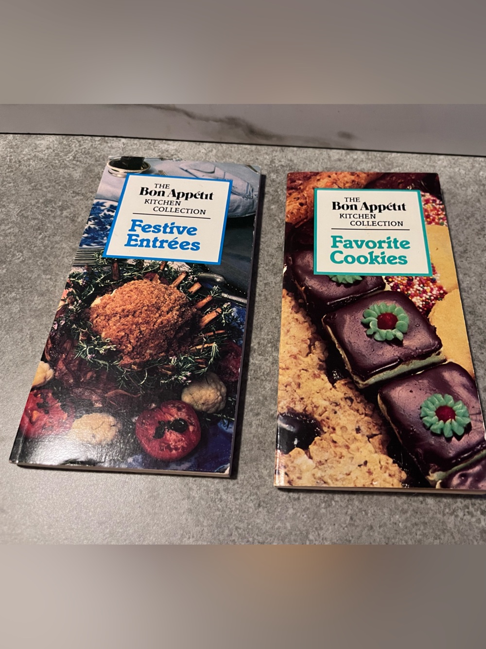 Vintage 1983 Bon Appetit Kitchen Collection Cookbook Bundle- Set of 2